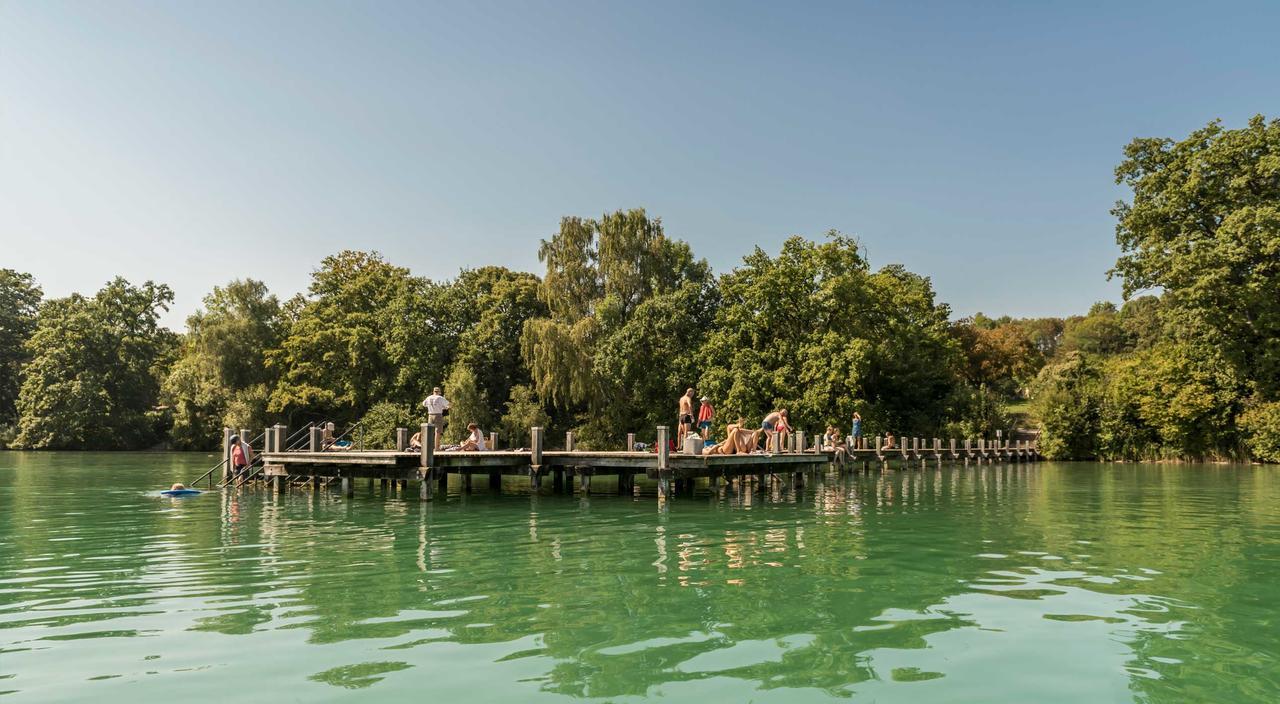 Hotel Mutz Garni Inning am Ammersee Esterno foto
